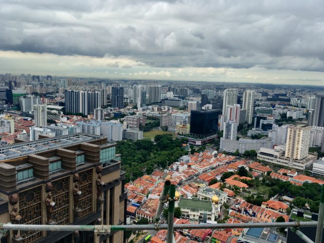 Most of the traditional neighborhoods was deleted in the past 50 years to make space for high-rises. This is one of the small patches that still remain today.