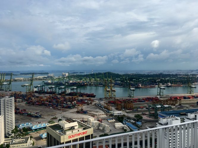 One of the busiest ports in South-East Asia.